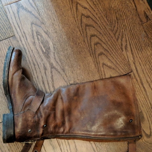 Frye cognac leather boots 9.5 - Picture 6 of 9